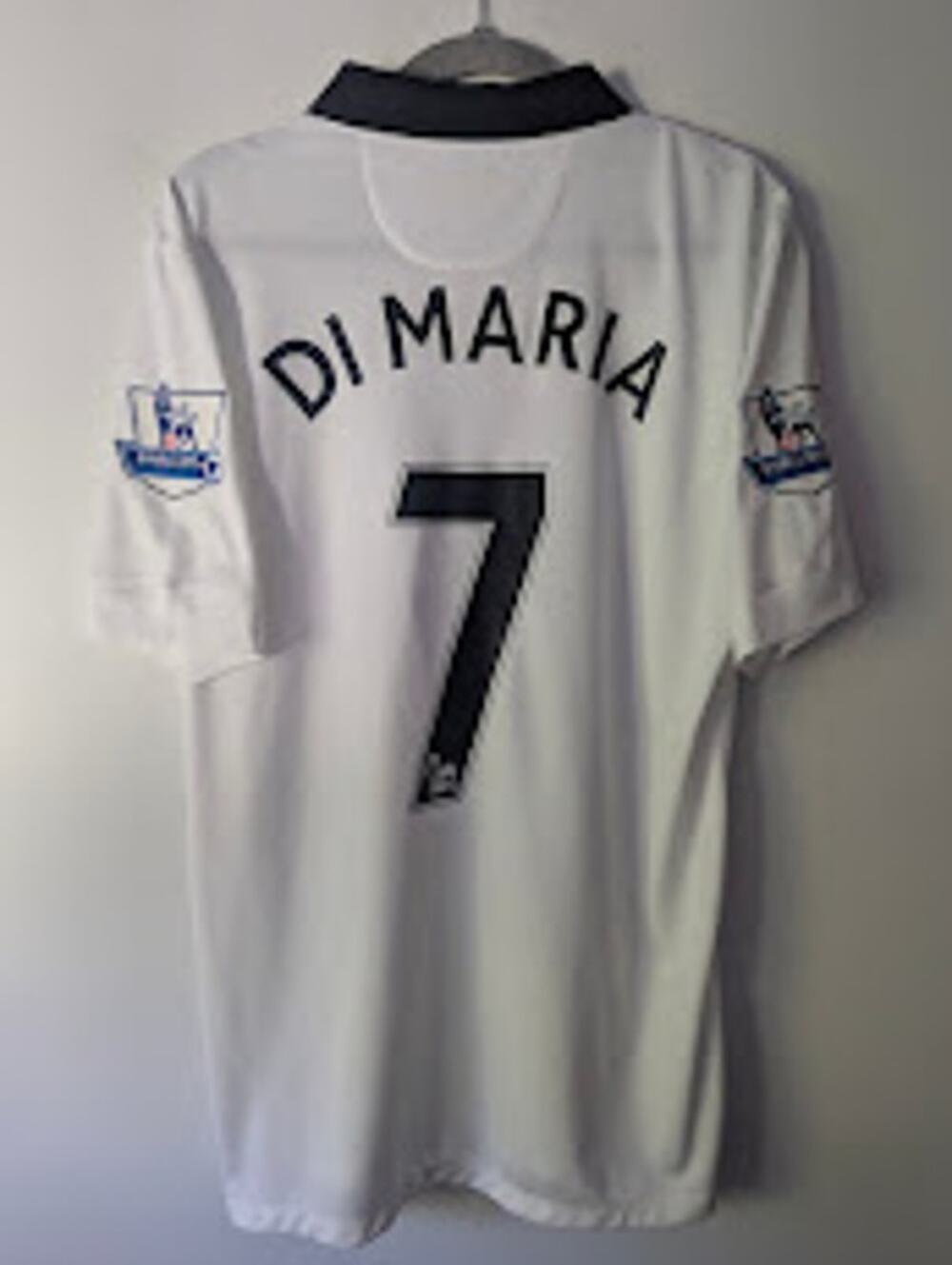 Manchester United 2014-15 Away Angel Di Maria #7 Jersey Men's XL Nike White